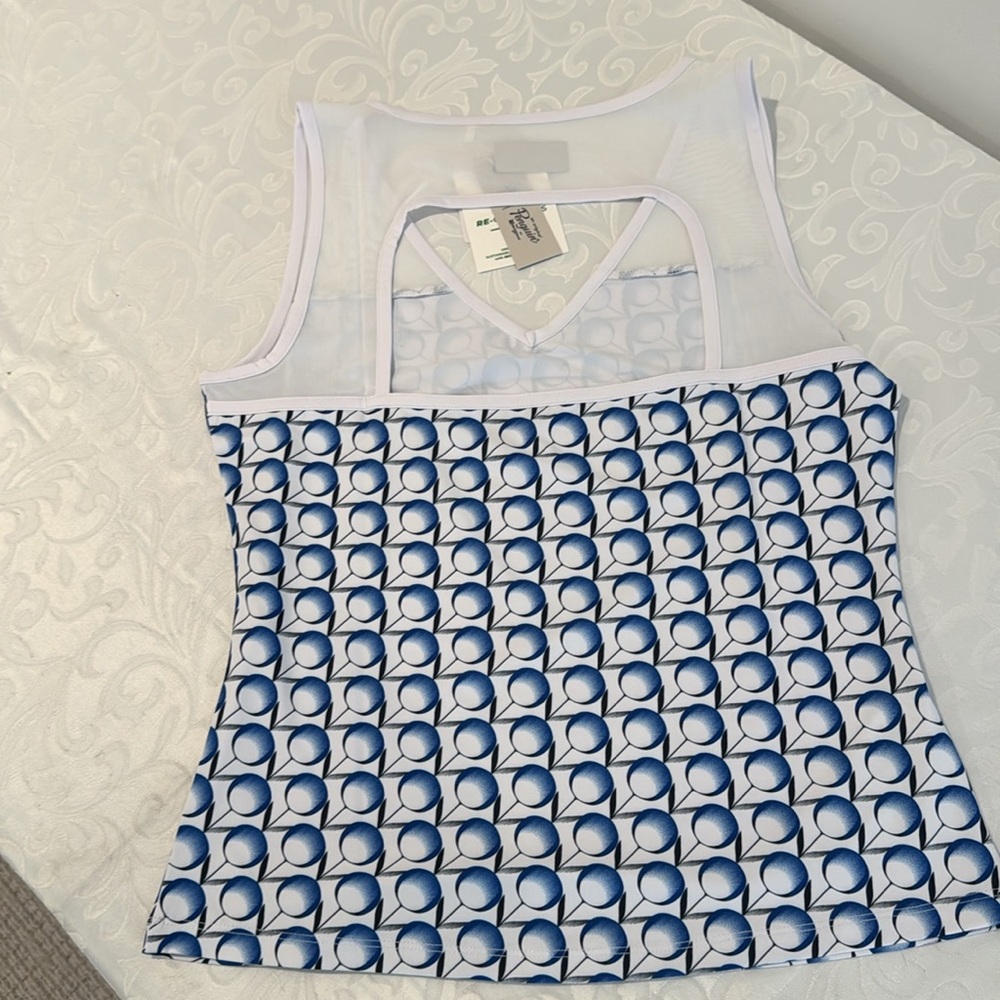 Original Penguin Tennis Print Performance Tank. Size M - Picture 9 of 12